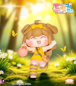 『トリッカル・もちもちほっペ大作戦』より人気キャラ“バター”が立体化!フィギュアでもほっぺのもちもち加減が表現