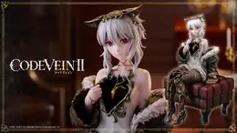 こだわりのムチムチ太もも！『CODE VEIN II』より「ルゥ・マグメル」がリラックスした座り姿で立体化、心臓部はパール・メタル塗装で神秘的