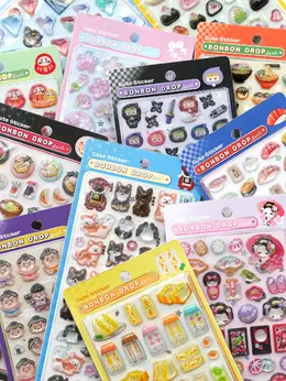 「ボンボンドロップシール」和柄シリーズが来週より再販！柴犬、ラーメン、桜デザインなど全20種