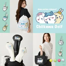 ハチワレのNICE SHOTに喜ぶちいかわたち!「ちいかわ」ゴルフ用品ほか、日常使いできるハンドタオルなど新作アイテムが発売