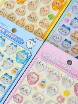 「ボンボンドロップシール」がロフトネットストアで抽選販売!ちいかわ、お文具といっしょなど全12種を6月12日10時より受付開始