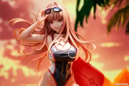『勝利の女神:NIKKE』水着姿でバカンスを楽しむ「ラピ」フィギュアが再販!肉体美のコントラスト、風に吹かれる髪など細かに立体化