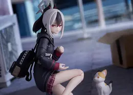 『ブルアカ』鬼方カヨコのfigmaが魅力にあふれてる!「戦闘顔」「照れ顔」や「しゃがみスカート」など様々な差し替えパーツを用意