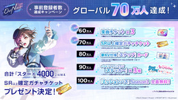 『バンドリ』新作『BanG Dream! Our Notes』事前登録数が70万人突破!100万人達成へ向けキャンペーン継続中