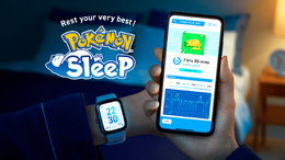 『Pokémon Sleep』の睡眠トラッキング画面