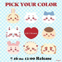 「ちいかわ」自分好みのカラー×キャラクターでオリジナルアイテム作成!新商品のフラットトートバッグとTシャツが7月16日発売