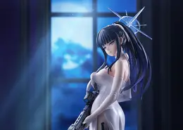 美しいドレスを纏い、アサルトライフルを携えた姿がクール！『ブルアカ』より「サオリ」フィギュアが予約受付中、任務時を再現できるマスク付きフェイスパーツも