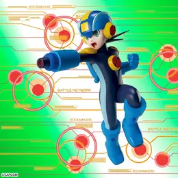 『ロックマンエグゼ』より、ロックマンがプライズフィギュア化!シリーズ第一作目のパッケージビジュアルを再現