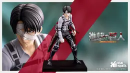 「進撃の巨人」The Final Seasonからリヴァイ、サシャ、アルミンが手に取りやすい「OSHI WORKS」で立体化!