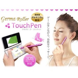 この発想はなかった！ゲームを遊びながらお肌マッサージできる「ゲルマローラー タッチペン for 3DS」