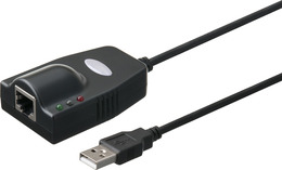 CYBER・USB LANアダプター　ブラック