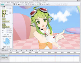 ボカロキャラ「GUMI」で自由に3Dアニメ制作　CLIP STUDIO ACTION最新版が装備