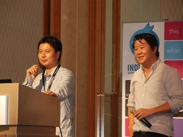 SCEジャパン・アジア の永野英太郎氏（左）と、ラットループアジアのTan Sian Yue氏（右）