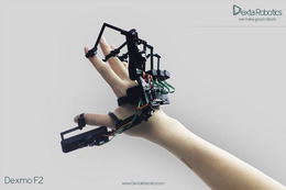 片手に装着する外骨格VRデバイス、その近未来感溢れるテスト映像が公開