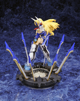 アルターより「BLAZBLUE」の「μ-No.12-」フィギュアが登場、台座がLEDで光る仕掛けも