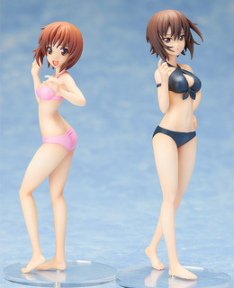 「ガルパン」西住みほ＆まほが水着フィギュアに！姉妹でキュートに登場