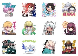 『Fate/Grand Order』LINEスタンプ第2弾！ 今度はデフォルメイラストで登場