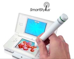 振動＋モーション入力のDS用タッチペン「SmartStylus」