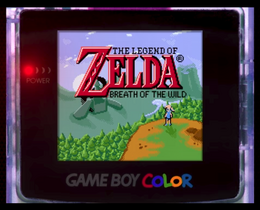 もし『ゼルダの伝説BOTW』をゲームボーイカラーでプレイしたら…90年代風デメイク映像が到着