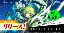 『BORDER BREAK』正式サービスを開始!PS4 Proや4Kテレビが当たる記念キャンペーンが開催中