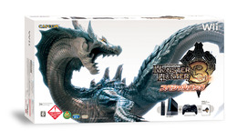 Wiiに新色「クロ」が登場！『モンスターハンター3』同梱のスペシャルパックも同時発売！