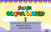 大統領再選を果たしたオバマ大統領を主人公にした『スーパーマリオワールド』風なゲームに注目 画像
