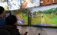 【G-STAR 2013】Sports＋Game！様々なデバイスとスポーツ用品を繋げるAmusewayブースレポート ― 対応ゲームにはケロロ軍曹の姿も 画像