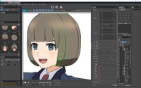 【特集】イラストをVRや3D空間で全方位に動かせる 「Live2D Euclid」に迫る ― 2D顔+3D体という”作画”して生み出す、新次元の3D表現 画像