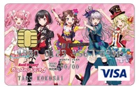 『バンドリ！』のVISAカードがリリース決定―ボーカル5人が並んだ可愛らしいデザインに 画像