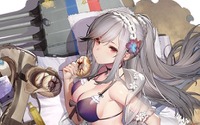 『アズールレーン』巡洋戦艦「ダンケルク」の水着衣装が公開！Live2D付きで8月2日より実装 画像