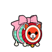 猫耳+リボン+Gチェック+ウサギ