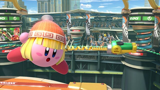 『スマブラSP』カービィが伸ばすのは、腕じゃなくて髪!? ミェンミェンを吸い込んで“中華カワイイ”姿を激写！