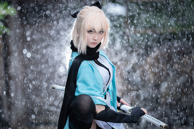 『Fate/Grand Order』沖田総司/撮影:まるでぃ(@naopuli0713)