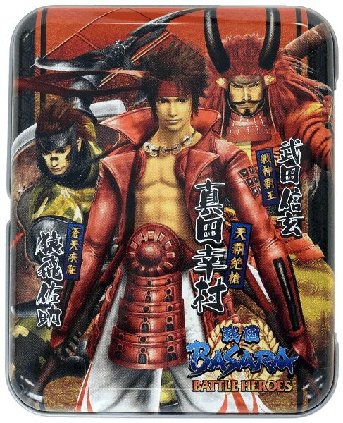 『戦国BASARA バトルヒーローズ』缶ケース入りお菓子発売に