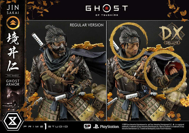 『Ghost of Tsushima』境井仁の12万円超え高級スタチューが予約開始―DXボーナス版にはロゴディスプレイスタンドが付属