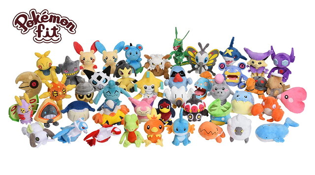 ホウエン地方のポケモン141匹が仲間入り! 手のひらサイズのぬいぐるみ