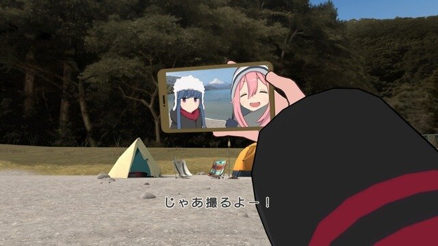 『ゆるキャン△ VIRTUAL CAMP ～本栖湖編～』配信開始！なでしこになってしまりんとゆったりキャンプ、VR機器がなくても楽しめちゃう