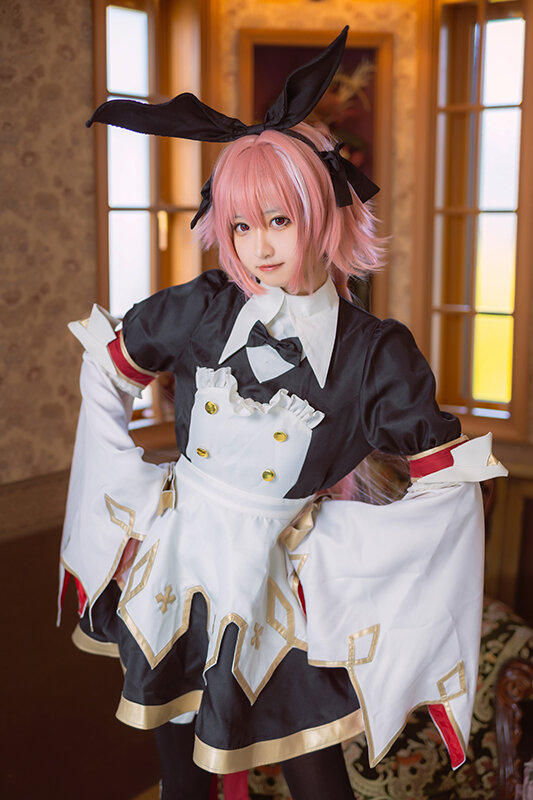 Q⑪4 FGO  アストルフォ セイバー コスプレ 衣装 3破 三破 メイド