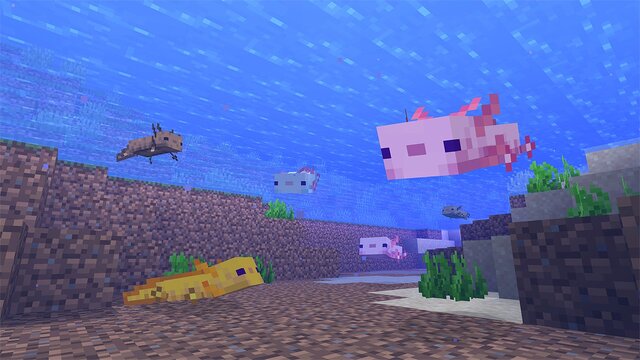 スイッチ版 マインクラフト にウーパールーパーがやってきた 大型アップデート Caves Cliffs 洞窟と崖 第1弾配信開始 インサイド スイッチ版 マインクラフト にウーパールーパーがやってきた 大型アップデート Caves Cliffs 洞窟と崖 第1弾配信開始 インサイド
