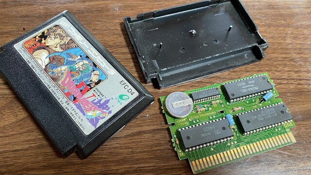 ファミコンカセットの内蔵電池を新しくしたい！30年前に遊んだ『ドラクエ4』よ、甦れ