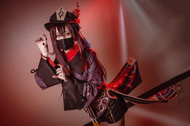 『原神』胡桃／モデル：ひのきお、撮影：乃木章