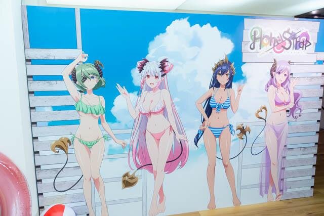 「あにまーれ」「ハニスト」らが水着姿で大集合！新宿で展開中のポップアップストア「ななしいんく ばけ～しょん！」フォトレポート