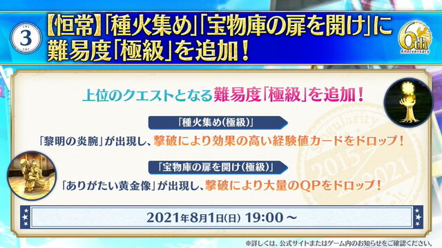 Fgo 6周年はお得がいっぱい ユーザー歓喜の10大キャンペーンを見逃すな 曜日クエストには新難易度も インサイド