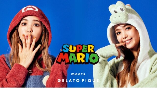 スーパーマリオ』をテーマにしたルームウェアが「ジェラート ピケ