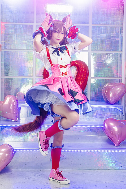 最大68%オフ! ウマ娘 グラスワンダー コスプレ 耳付き 確認用 ivv