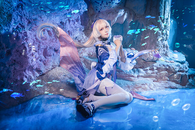 『原神』珊瑚宮心海／モデル：箱ネコ