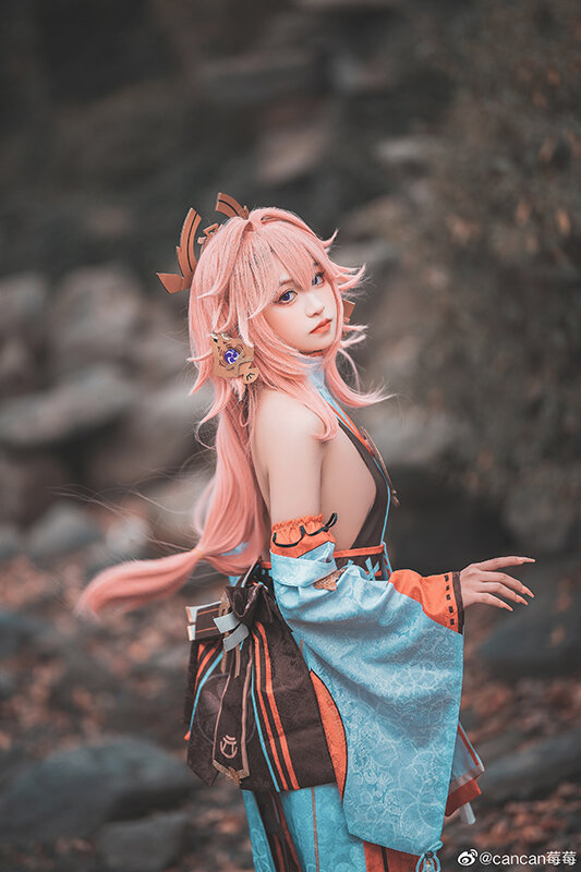 コスプレ】 『原神』透明感バツグンの八重神子から『ヨスガノソラ