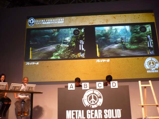 【TGS2009】即席コンビ、同僚、男女ペア……『メタルギア ソリッド ピースウォーカー』、ゲーム大会は多彩な「潜友」が挑戦