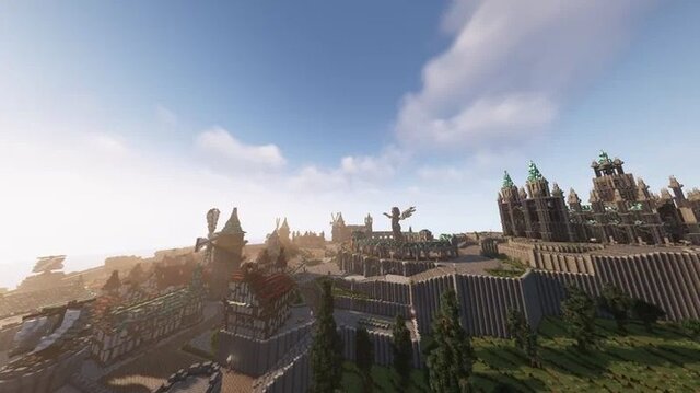 マインクラフト で 原神 のモンド地方を1 1スケールで再現したマップが登場 ドイツのグループが400時間以上かけて制作 インサイド マインクラフト で 原神 のモンド地方を1 1スケールで再現したマップが登場 ドイツのグループが400時間以上かけて制作 インサイド