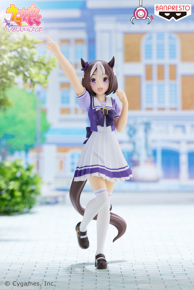 『ウマ娘』スペ、スズカらが制服姿で立体化！バンプレストブランドのプライズフィギュアに初登場